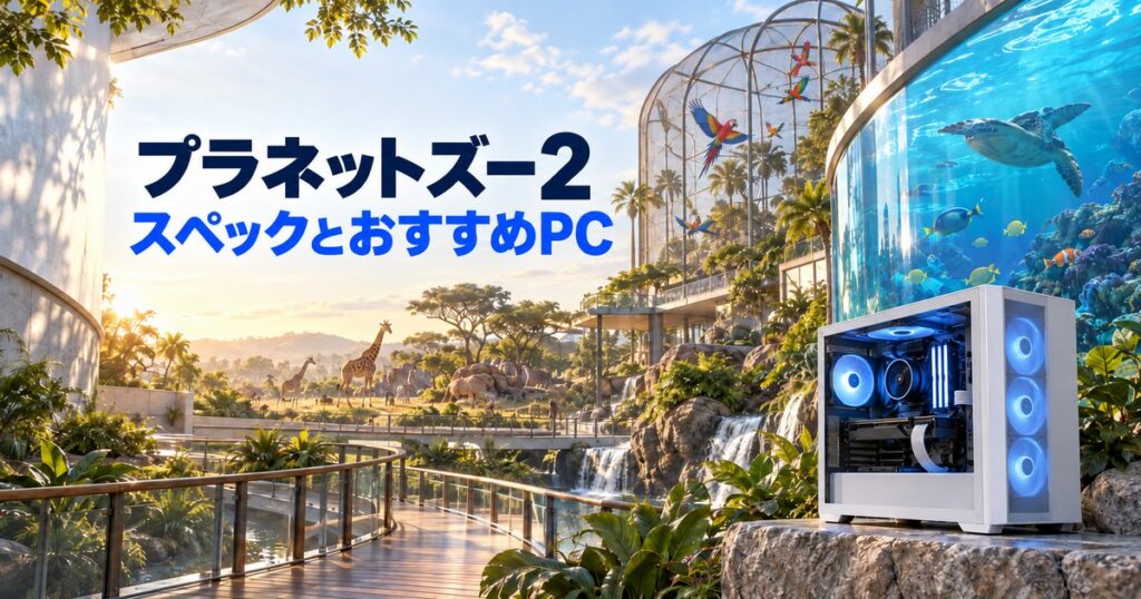 プラネットズー2のスペックは？推奨RTX 3070、大きな園ほどCPUが重要