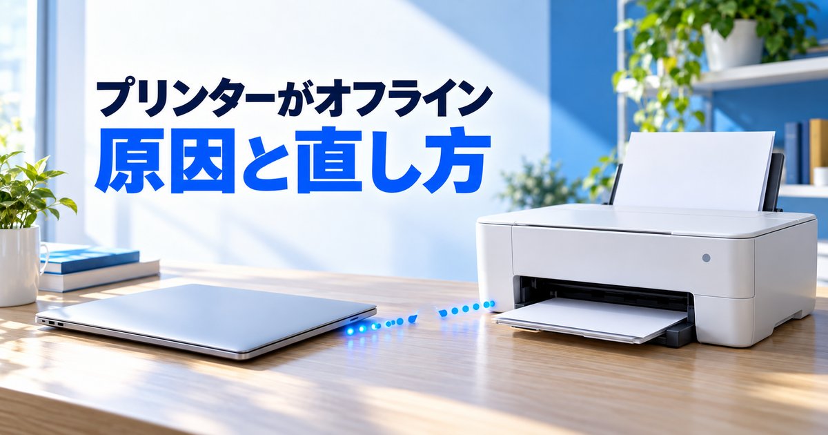プリンターがオフラインになる原因と直し方|Windows11で解除する手順