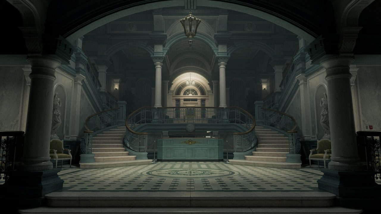 バイオハザード レクイエムのSteam公式スクリーンショット(洋館の大広間)