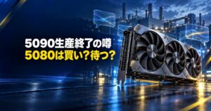 RTX 5090生産終了は本当？5080は買いか24GB版を待つか価格予想で解説